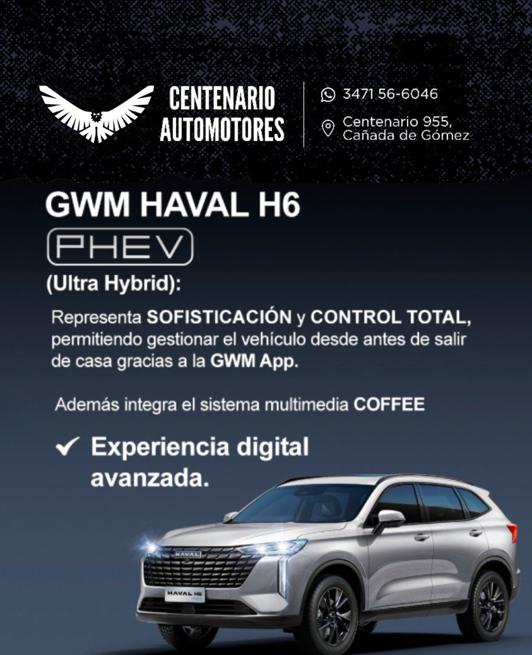 Haval H6 · versiones PHEV / HEV / ICE